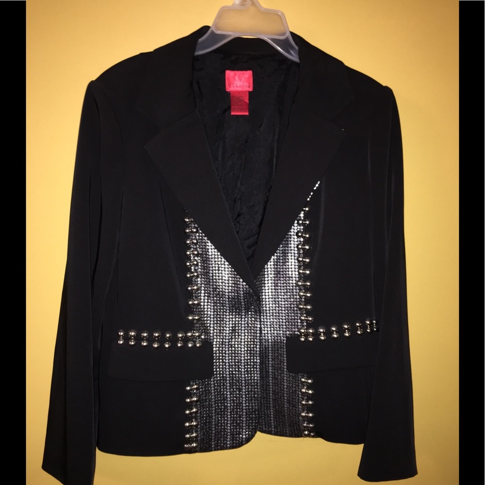 Women’s studded black blazer size large